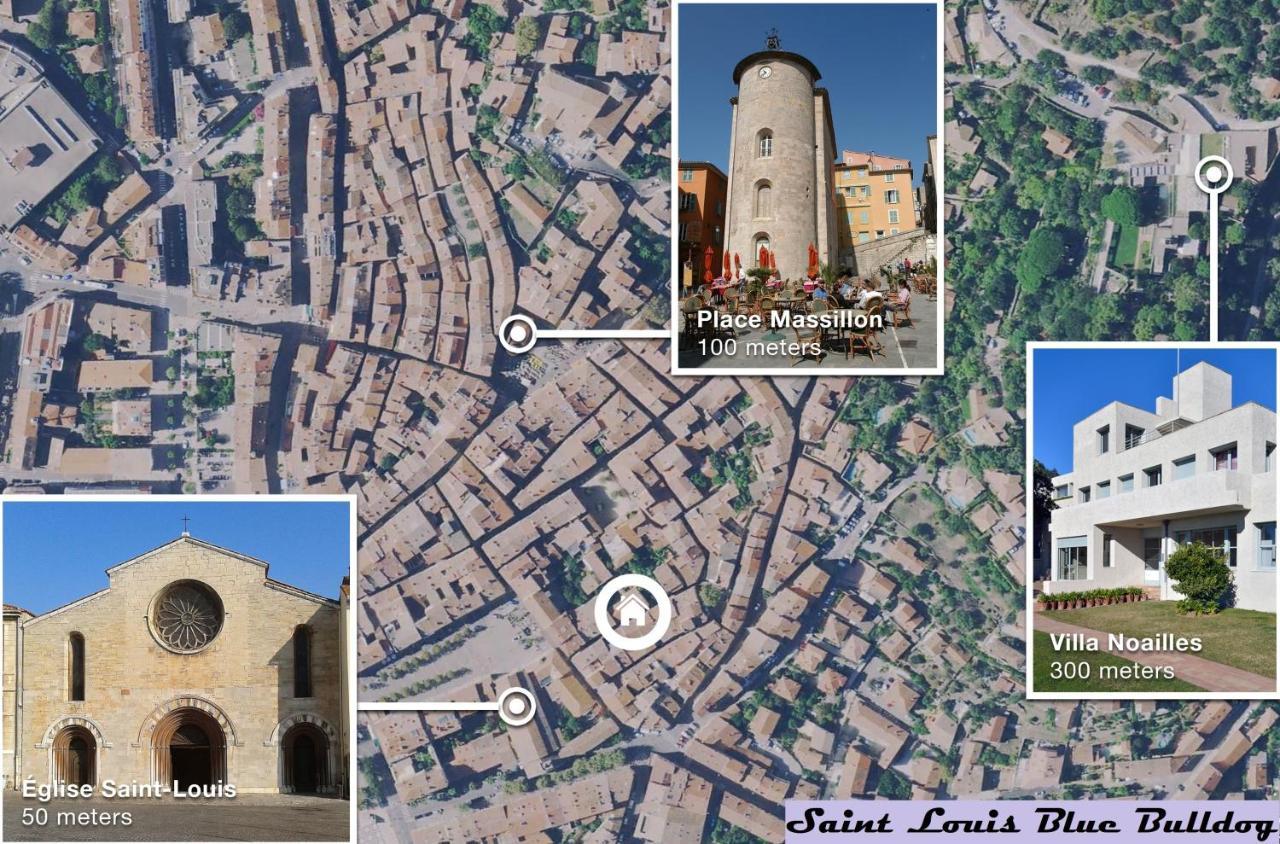 Le Saint Louis Blue Bulldog Apartment Hyeres Exterior photo